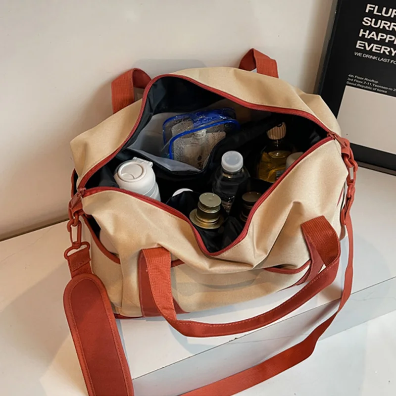 Bolsa de bagagem de viagem para homens esporte fitness ginásio treinamento acampamento trekking bolsa portátil com sapatos bolsa viajando pacote de compras