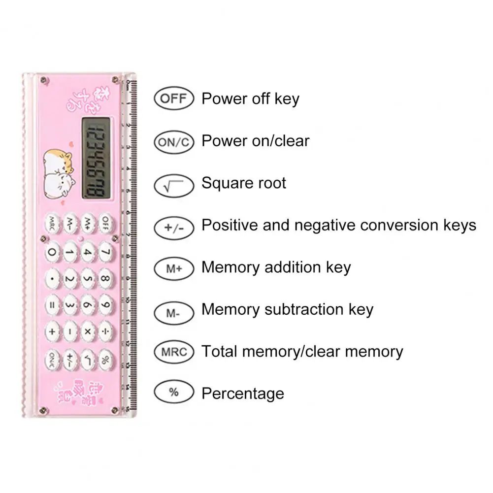 Handheld Calculator  Compact High Accuracy Handheld Calculator  Easy to Read Ruler Calculator