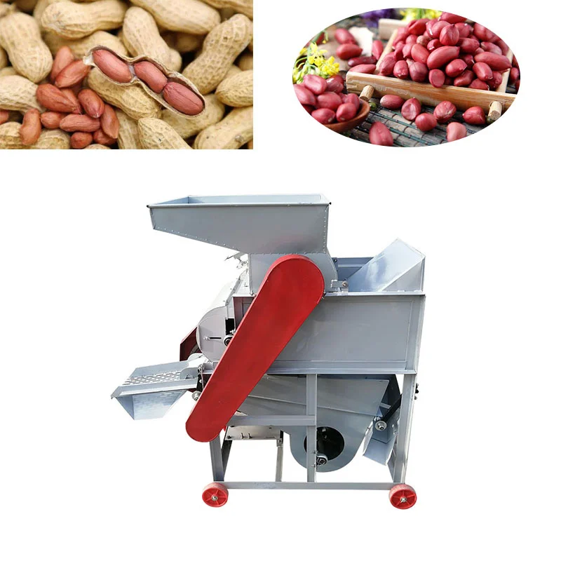 Peanut Sheller Machine 300kg/h Capacity Groundnut Thresher for Agricultural Peanut Harvest Post Treatment