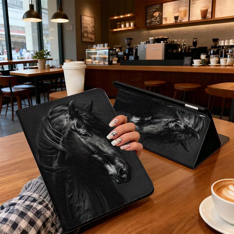 Artistic Cool Horse For Xiaomi Redmi Mi Pad 8 7 6 5 4 2 SE K 12.4 11.2 12.1 11 8.8 Pro Max Ultra Inch Tablet Case