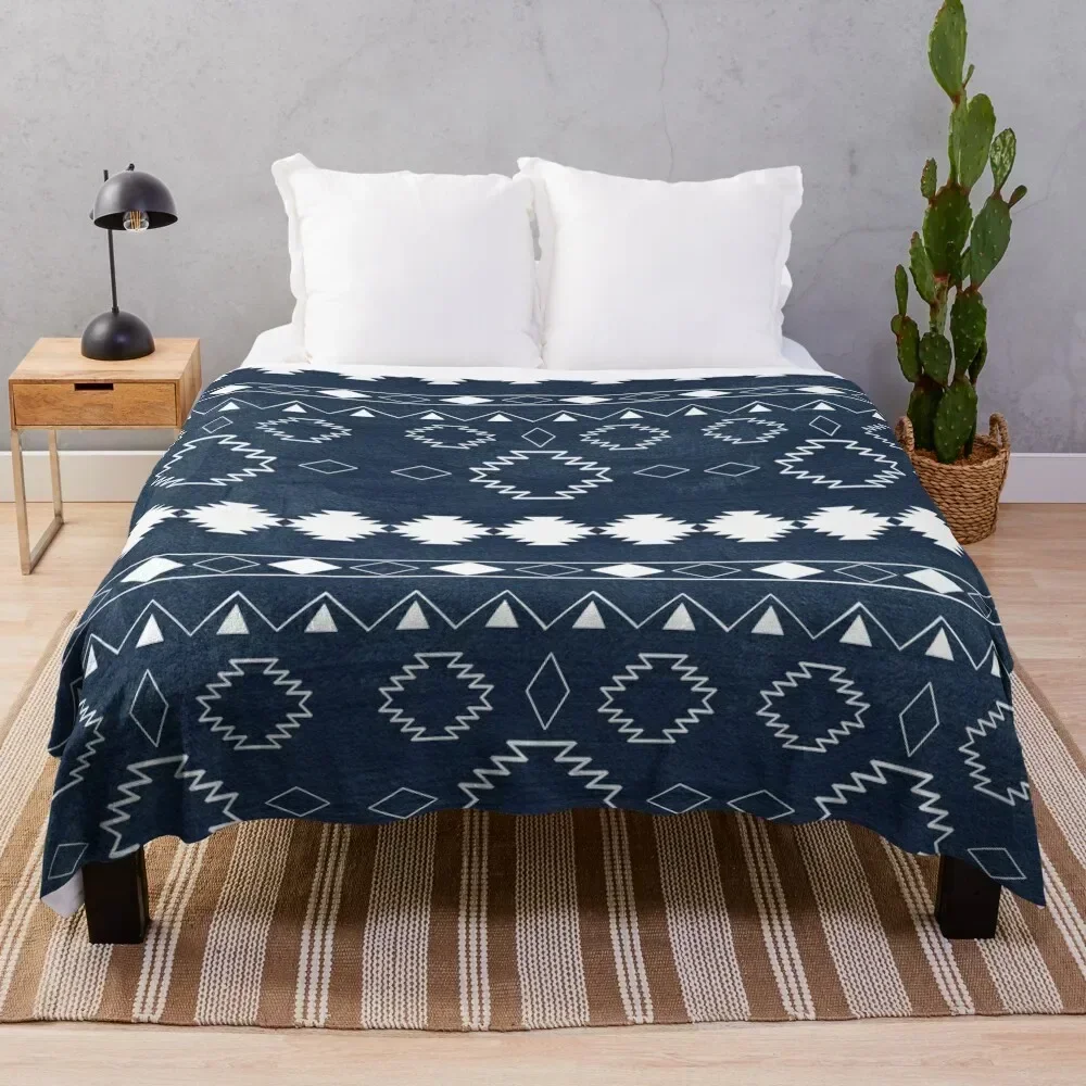 Tribal Boho Pattern Chic #2 #aztec #decor #art Throw Blanket Winter beds Thermal Soft Big Summer Blankets