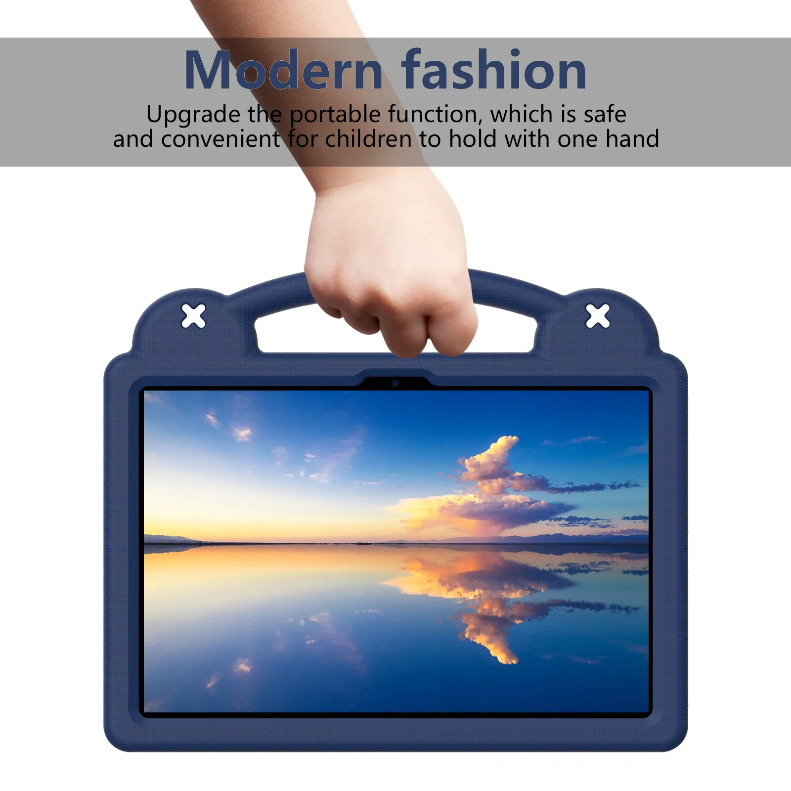 Kids EVA Case for Lenovo IdeaPad 11 TB335FC 11 inch 2025 Safe Cute Bear Handheld Stand Shockproof Tablet Cover for Idea Pad 11
