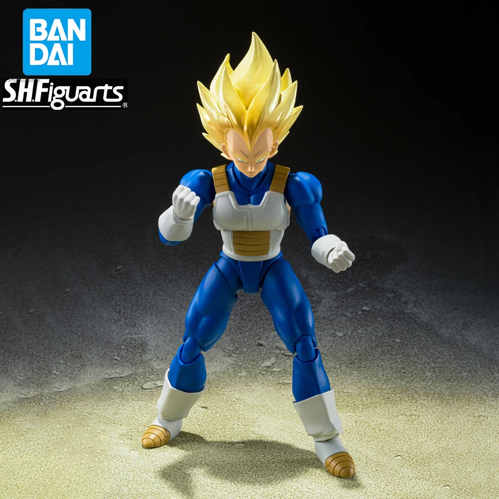 

In Stock Original Bandai SHFiguarts Dragon Ball Z Awakened Super Saiyan Blood Vegeta Figure Anime Genuine Action Model Toy