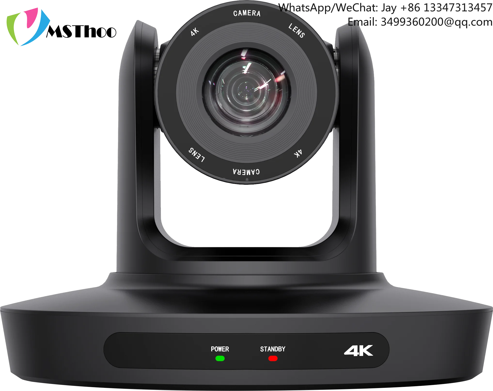 

MSThoo 4K PTZ Camera USB 3.0//LAN Video Conference Camera AI Humanoid Tracking 20x Optical Zoom With Wide Angle Camera 45GH