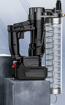 Powered Excavator Digital Electric 24V Cordless Grease Gun Pump Power Tool Lithium Battery 12000 PSI