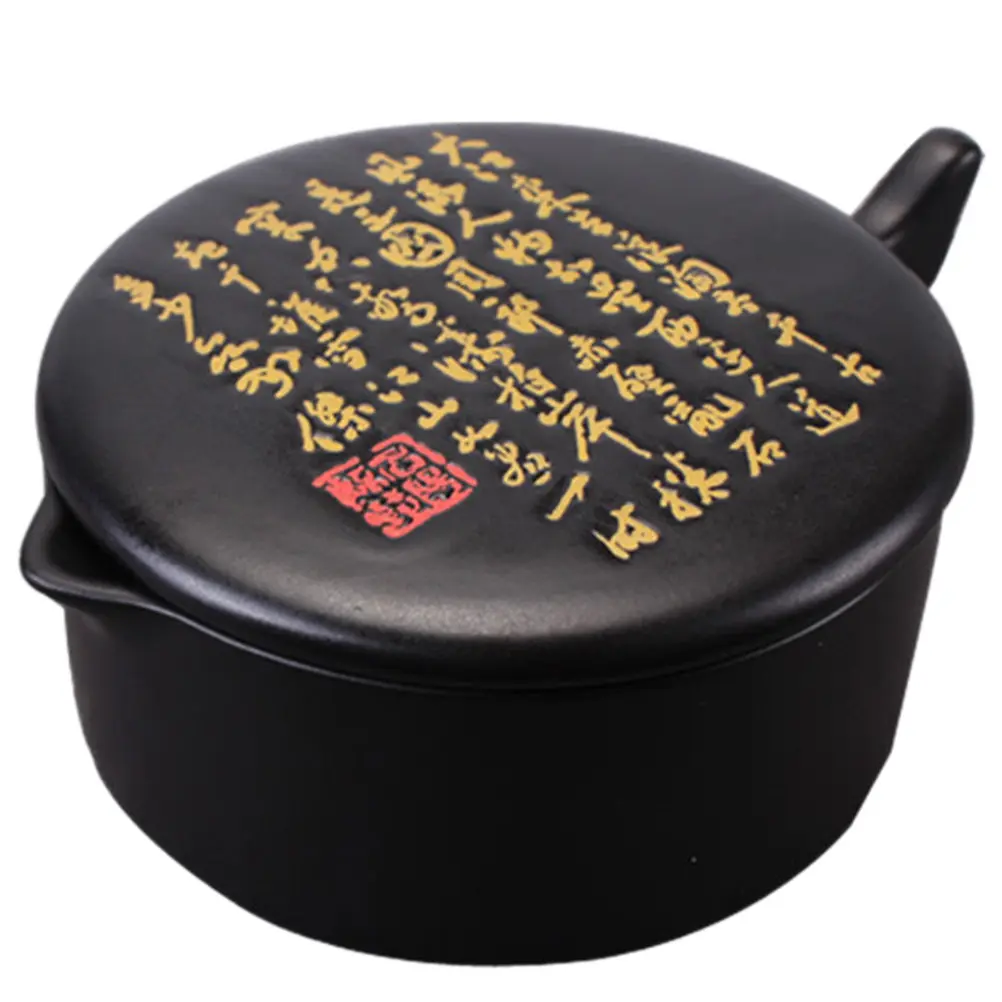 Ceramic Calligraphy Inkstone Ink Grinding Palette Smooth Surface Simple Design for Students and Artists