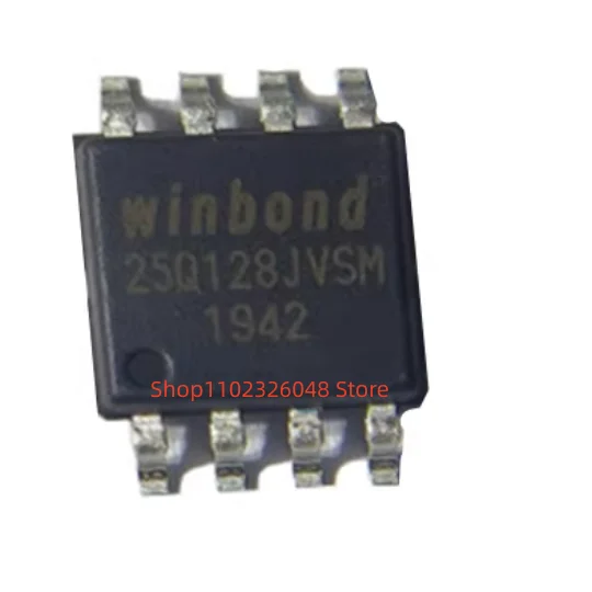 10PCS    W25Q128JVSIM SOIC-8 3V 128M-bit  W25Q128JVSM SOP8  IN STOCK