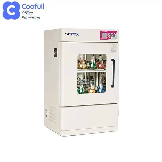 160L Vertical Single Door Shaking Incubator LCD Display PID Controller Forced Convection Circulation Mode for Lab