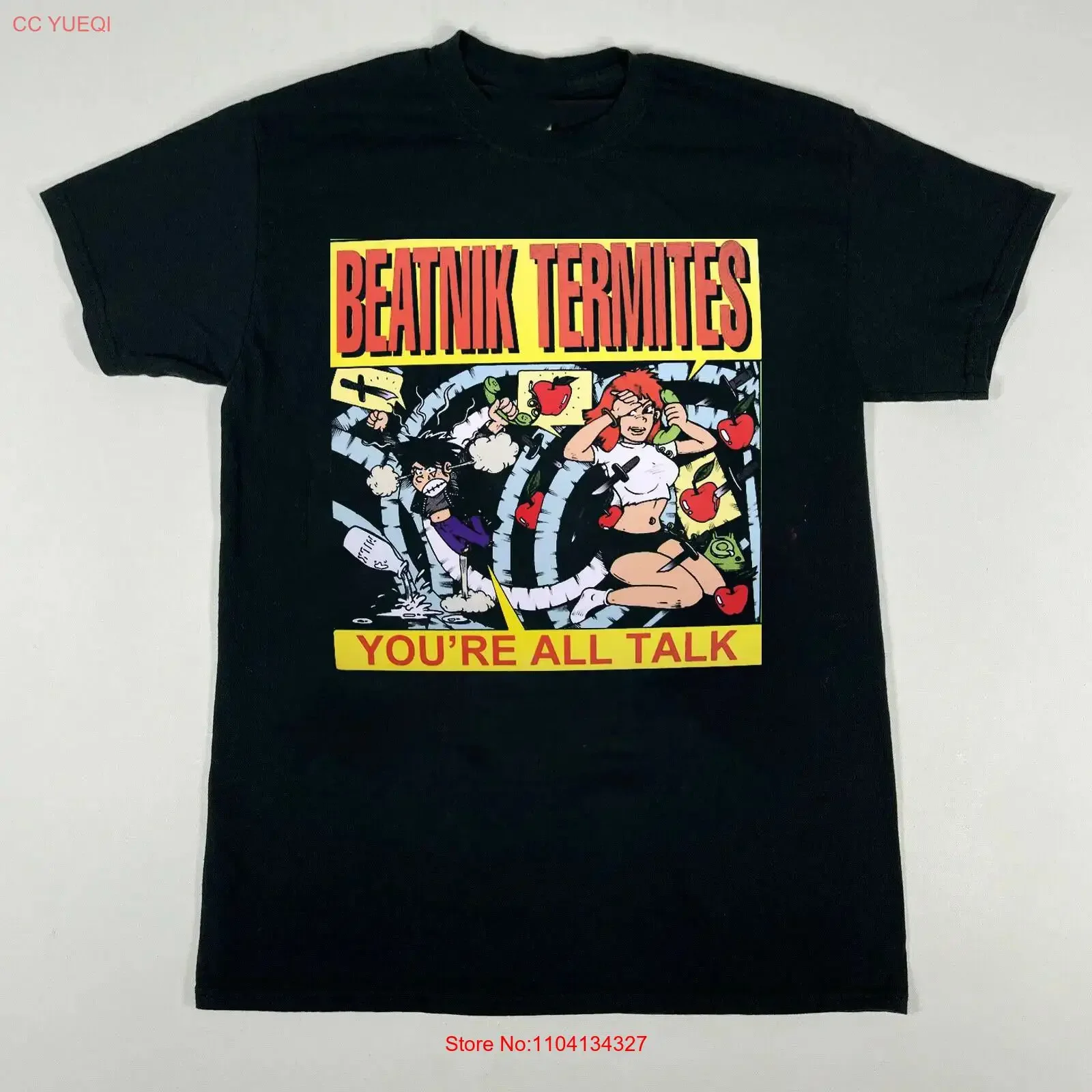 Beatnik Termites You're All Talk Tour For Fan Size T Shirt KM240 vintage Washed Soft graphic Versatile Casual streetwear