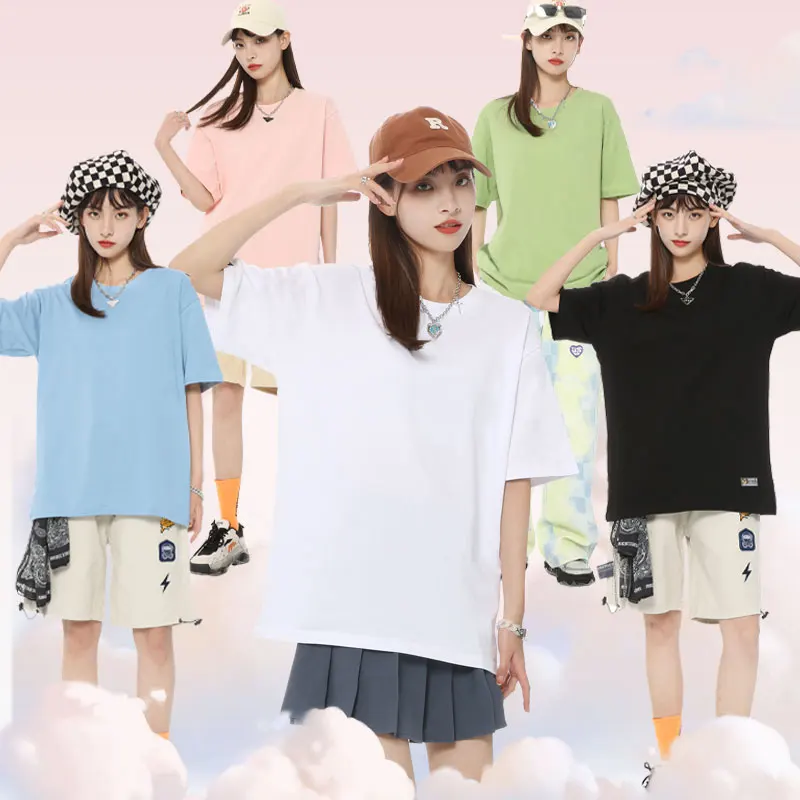 Sanrio co-branded short-sleeved T-shirt pure cotton female Kulomi anime peripheral not the same couple dress summer