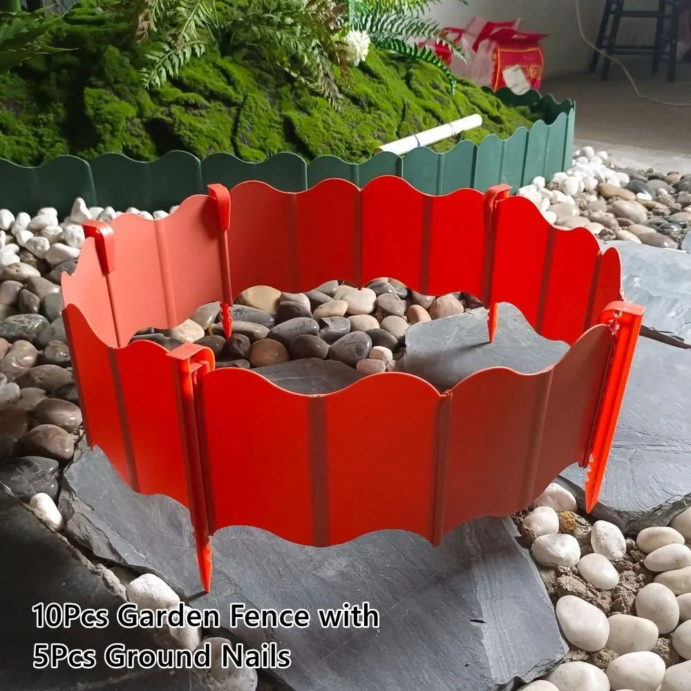 

Lawn Edgings Garden Fence Decorative Landscape Fence Border Lawn Palisade Decorations Accessories Garden Landscape Edging Border