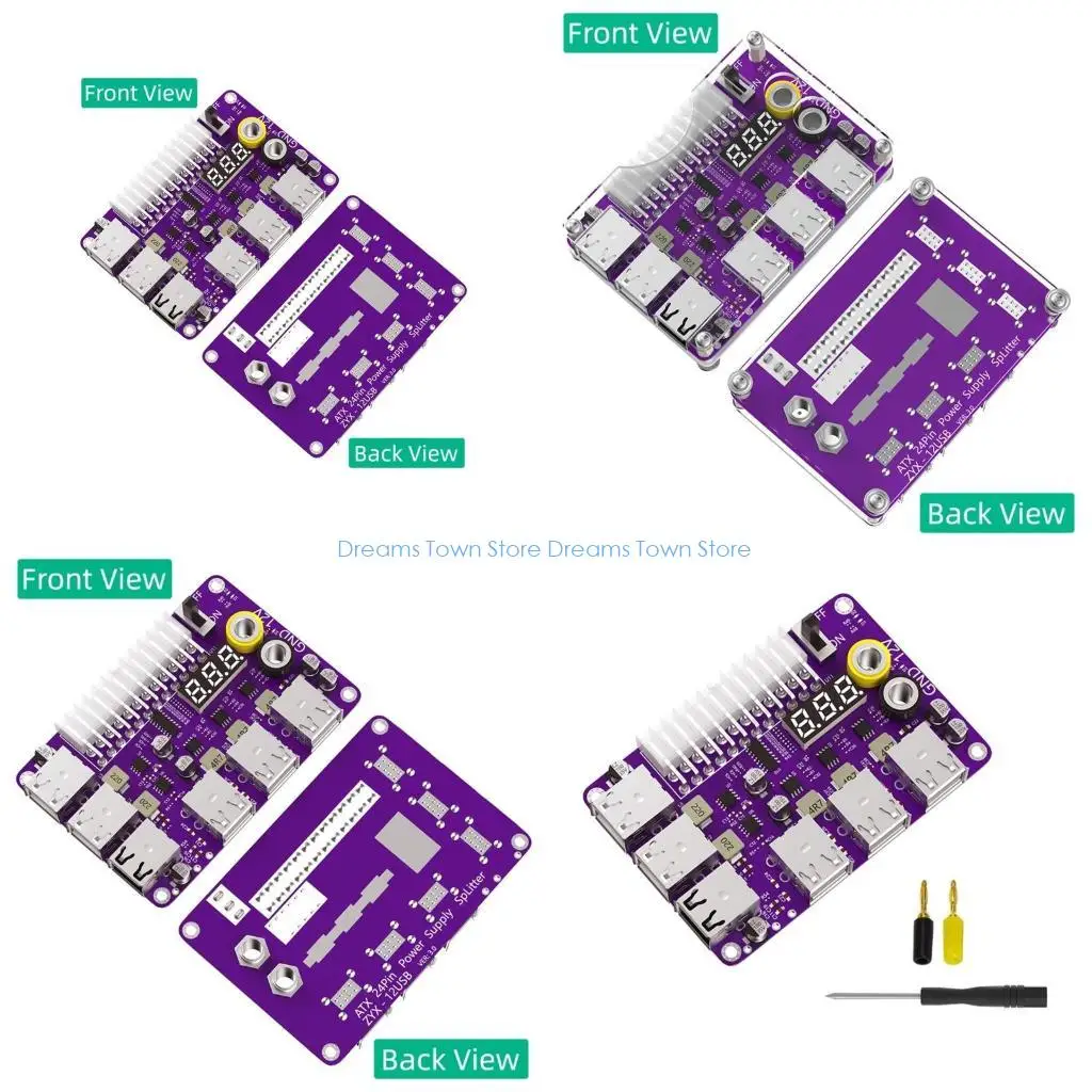 

HX6A 12 PORT USB 2.0 24PIN PINGEREST FUINGAOTS Плата Адаптер Адаптер Модуль модуль модуля питания