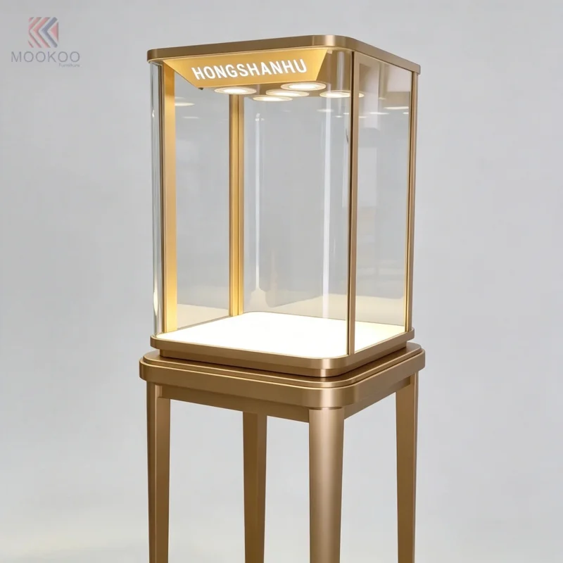 custom.Glass Jewellery Display  Master Showcase