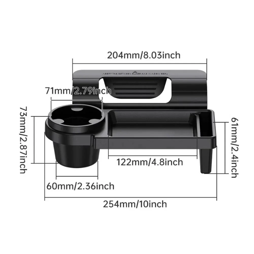 Boîte de rangement de voiture, support de rangement suspendu multifonctionnel avec porte-gobelet, porte-boissons, porte latérale, fenêtre, fente de téléphone pour intérieur de voiture