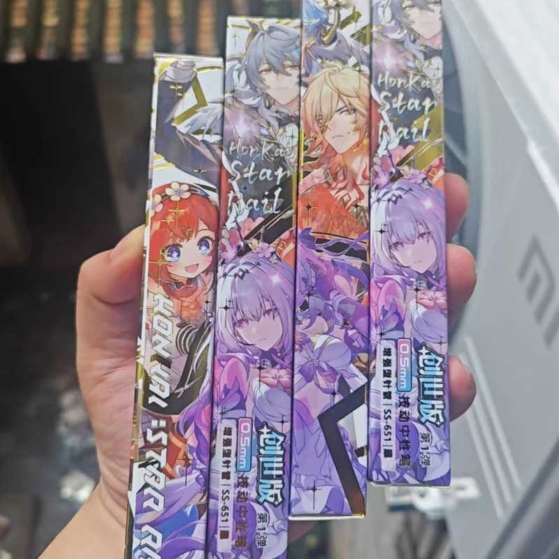 

Random3Pcs Game Phainon Castorice Kafka Anaxa Anaxagoras Mydei Tribios Anime Characters 0.5mm Black ink Gel Pen