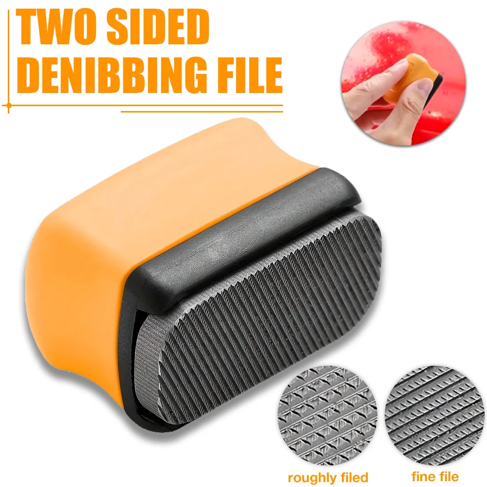 

Manual Denibbing File Paint File Tool for Removal of Paint Imperfections Double-Sided Grinding Tools for Repairing Paint Residue