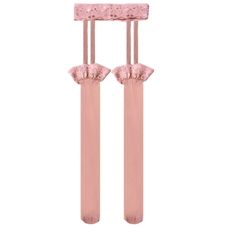 섹시 레이스 블랙 스타킹 무드 원피스 서스펜더 스타킹 화이트 실크 유혹 슬리밍 광택 가터 벨트 실키 새틴 스톡