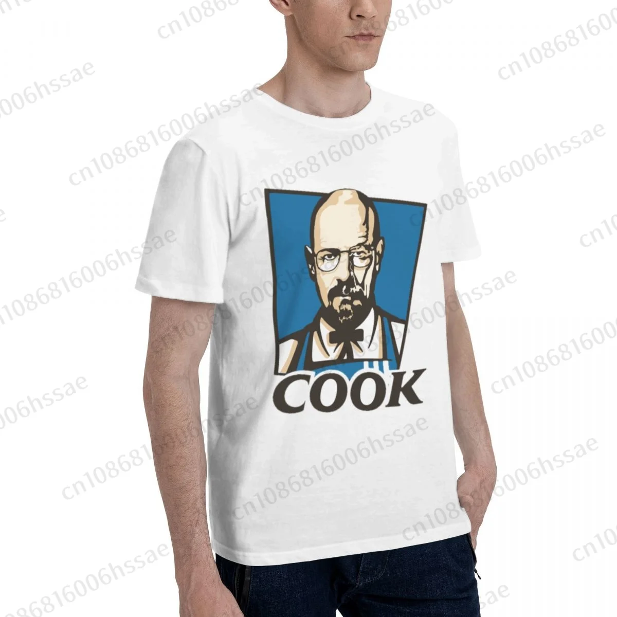 Breaking Bad Serie Walter T Shirt Men Fashion T-shirt Cotton Tshirt Tops Tees Short Sleeve