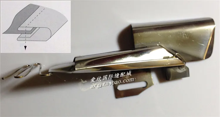 Sewing Accessories DAYU FOOD Dayu171 Slide Machine Flat Serging Cylinder (Double Ring) Fine Curved Cloth Hemmer