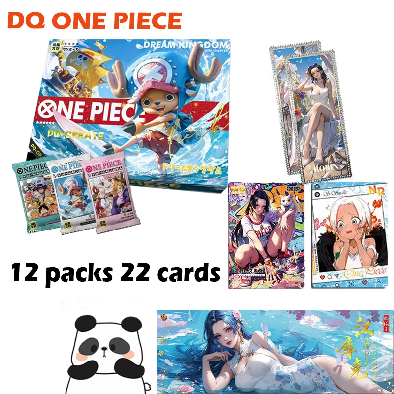 New DQ One Piece Wave 3 Collection Card Hobby Anime CCG Card Nami Luffy Sanji Doujin Boostet Box Kids Toy Gifts