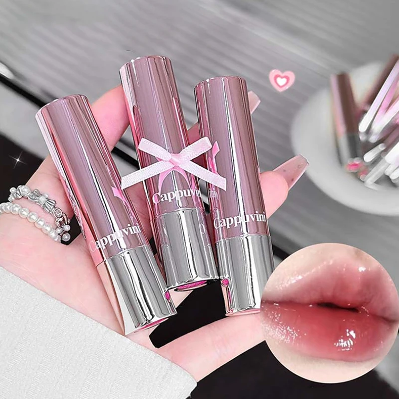 Cappuvini Transparent Moisturizing Lip Gloss Oil Pigment Mix Create Lightweight Mirror Water Tint