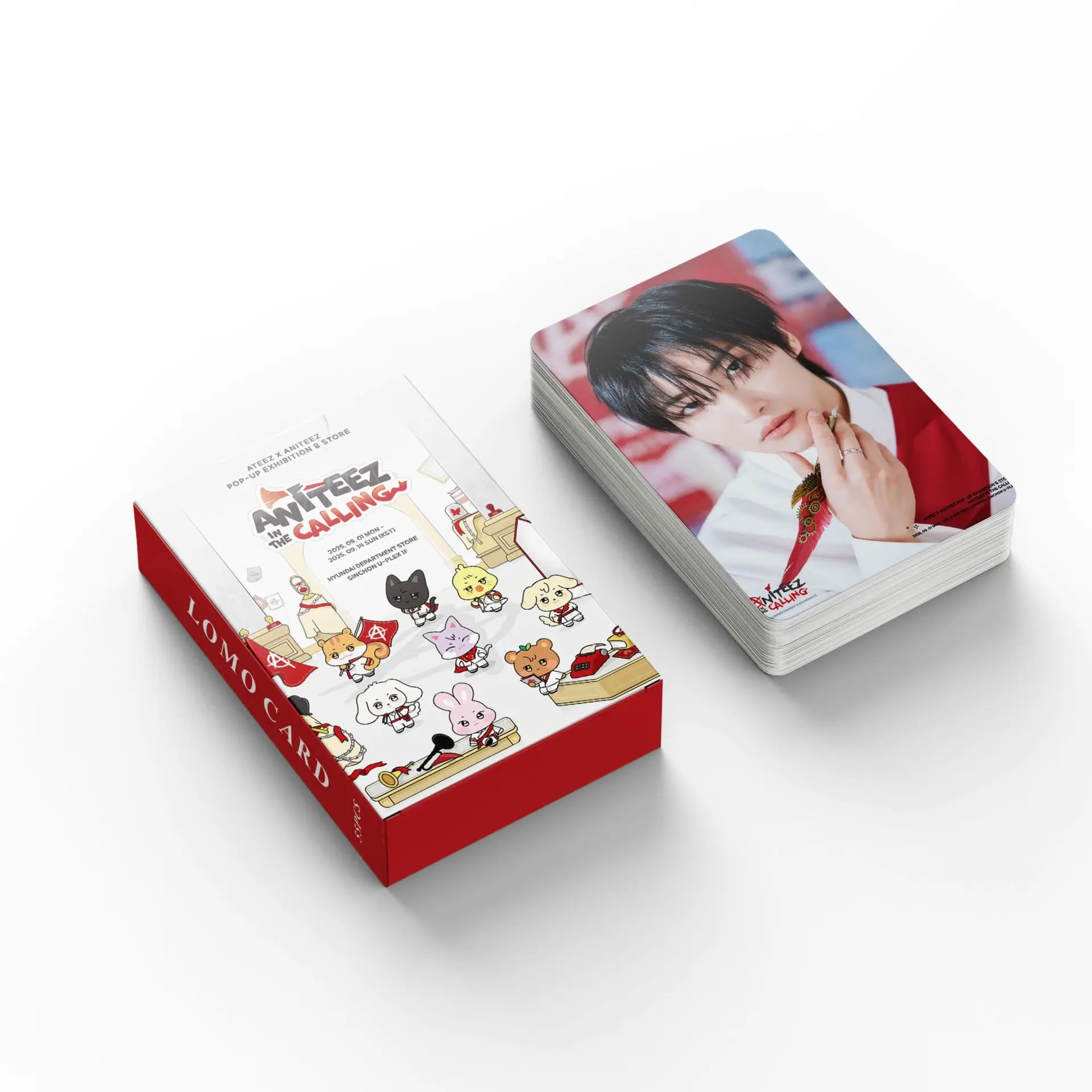 55 قطعة/المجموعة ATEEZ ANITEEZ في الاتصال المنبثقة لومو ستار بطاقات الصور صور لومو بطاقات المشجعين جمع بطاقات مطبوعة #4