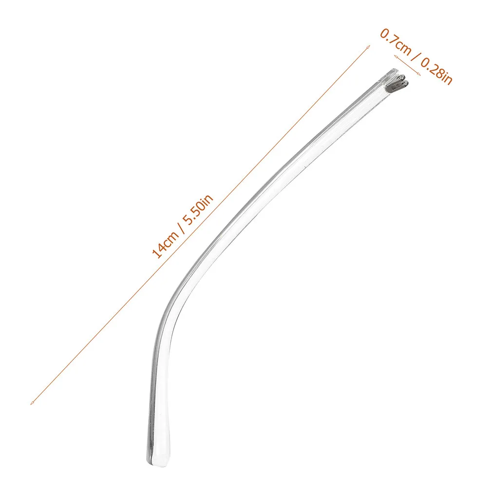 2Pairs Eyeglasses Temple Replacement Parts Universal Fit Retro Style Glasses Arms Repair Kit with Enhanced Nose Grip and