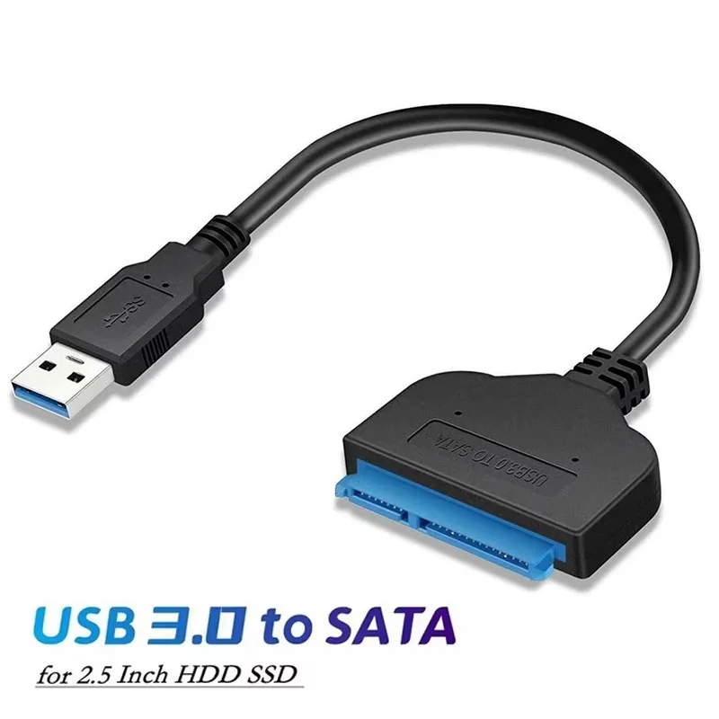 SATA III Hard Disk Cable For Laptop PC Computer Storage Computer Repair Data Transfer HDD Converter 22 Pin SATA III Connector