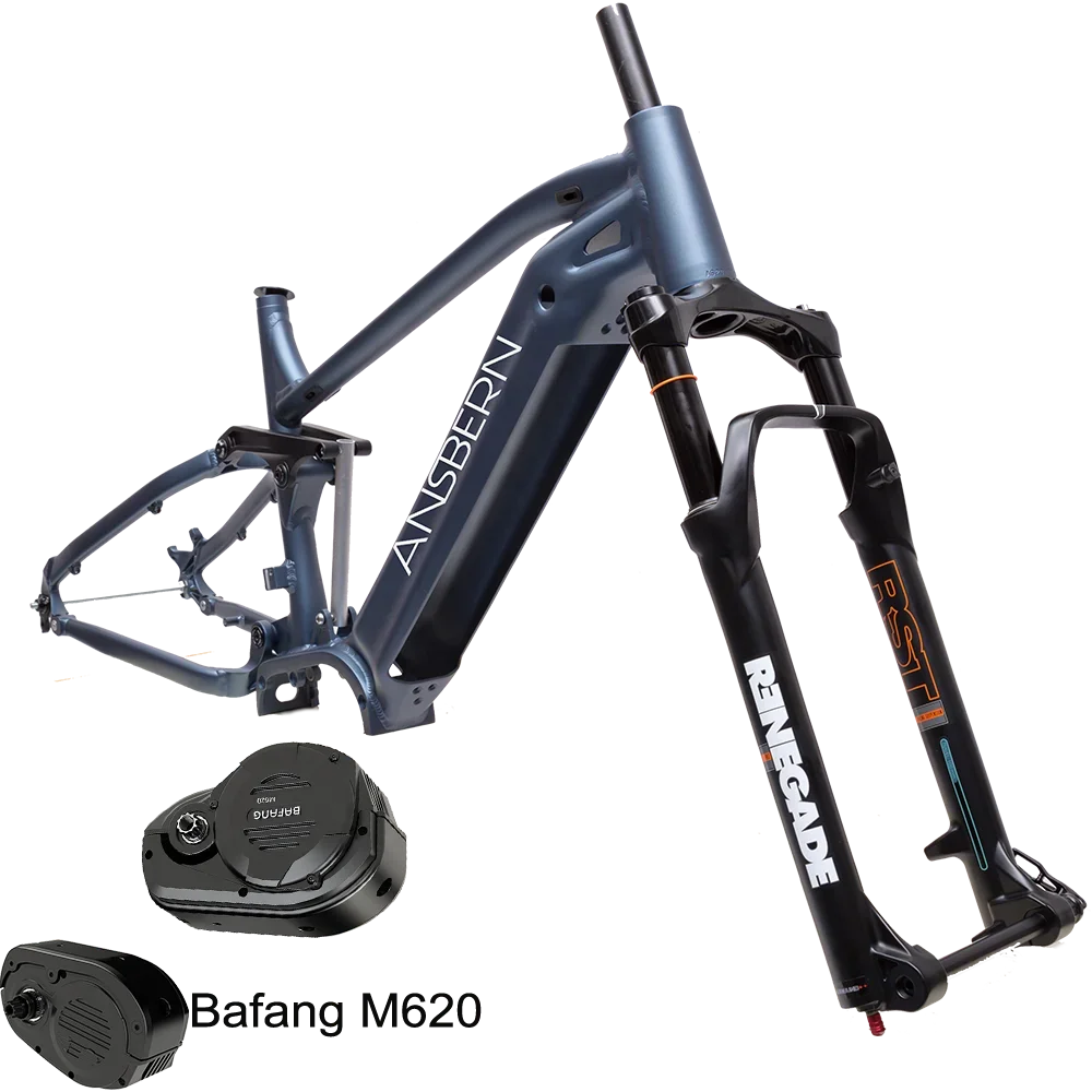 Hot sales full suspension middle drive ebike frame electric bike frame