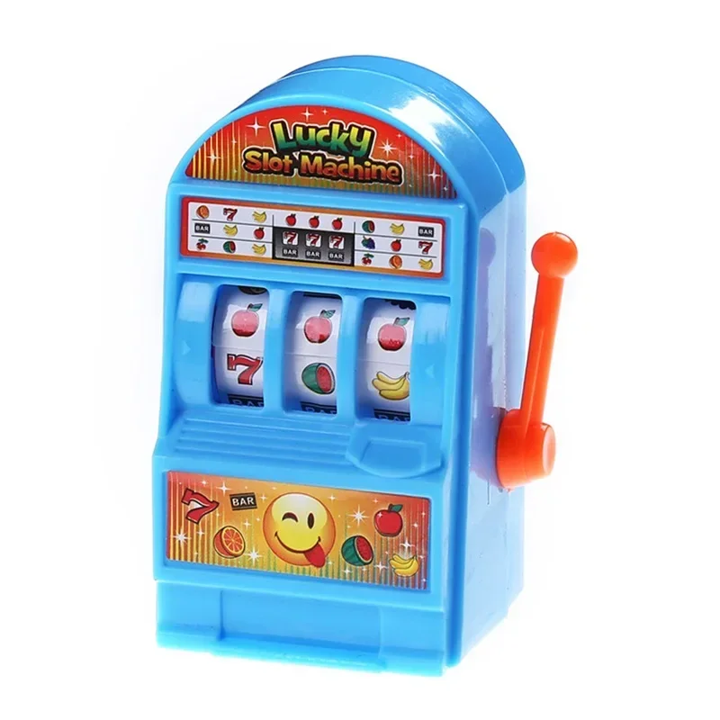 Mini Fruit Slot Machine Lucky Jackpot Anti-stress Antistress Kids Toys Funny Board Game For Children Gift Family Gathering