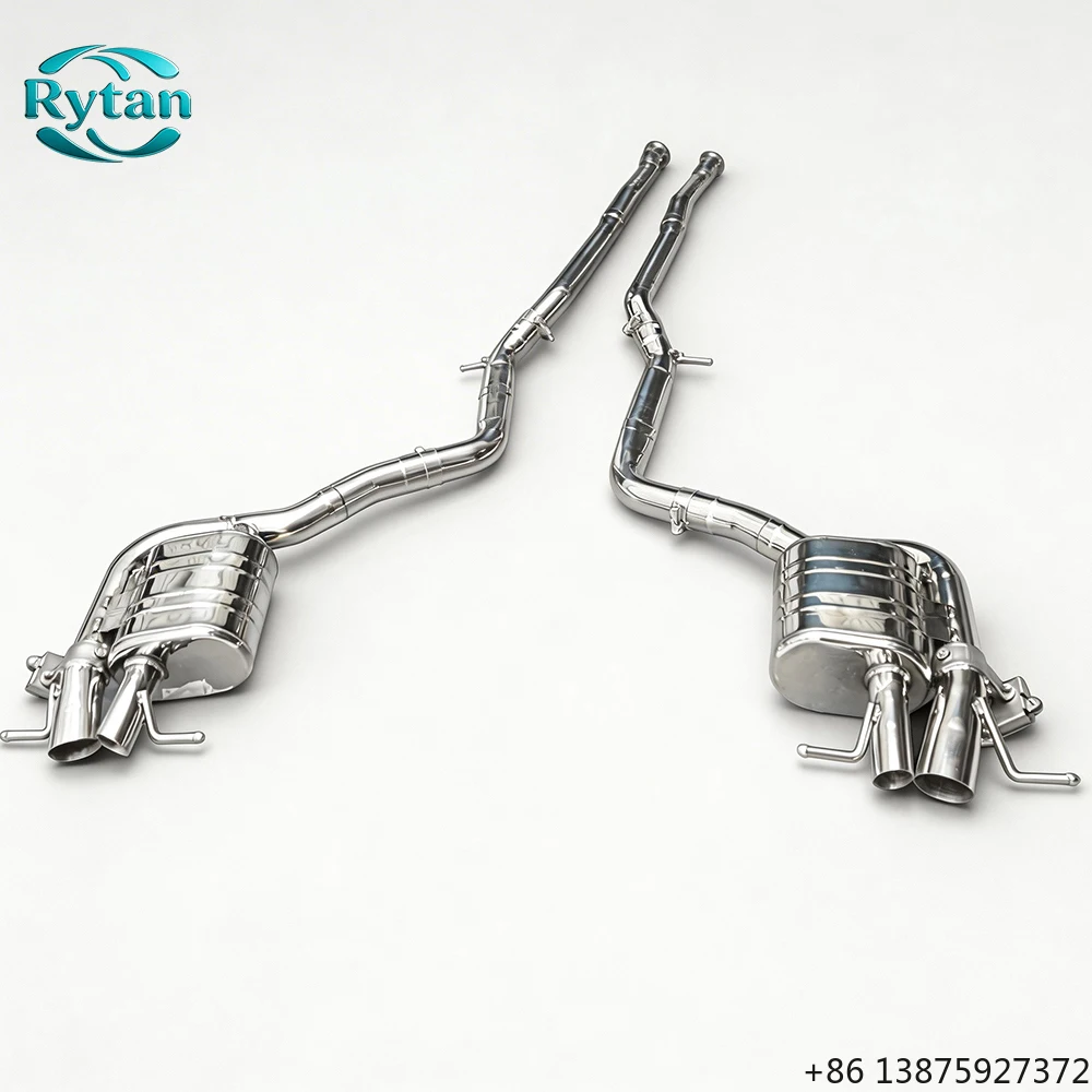 

Выхлопная система Rytan Valvetronic из нержавеющей стали с клапаном, Catback, для Mercedes-Benz W223 S580 V8 M176 4.0 (4-дверный, 2021 г.)