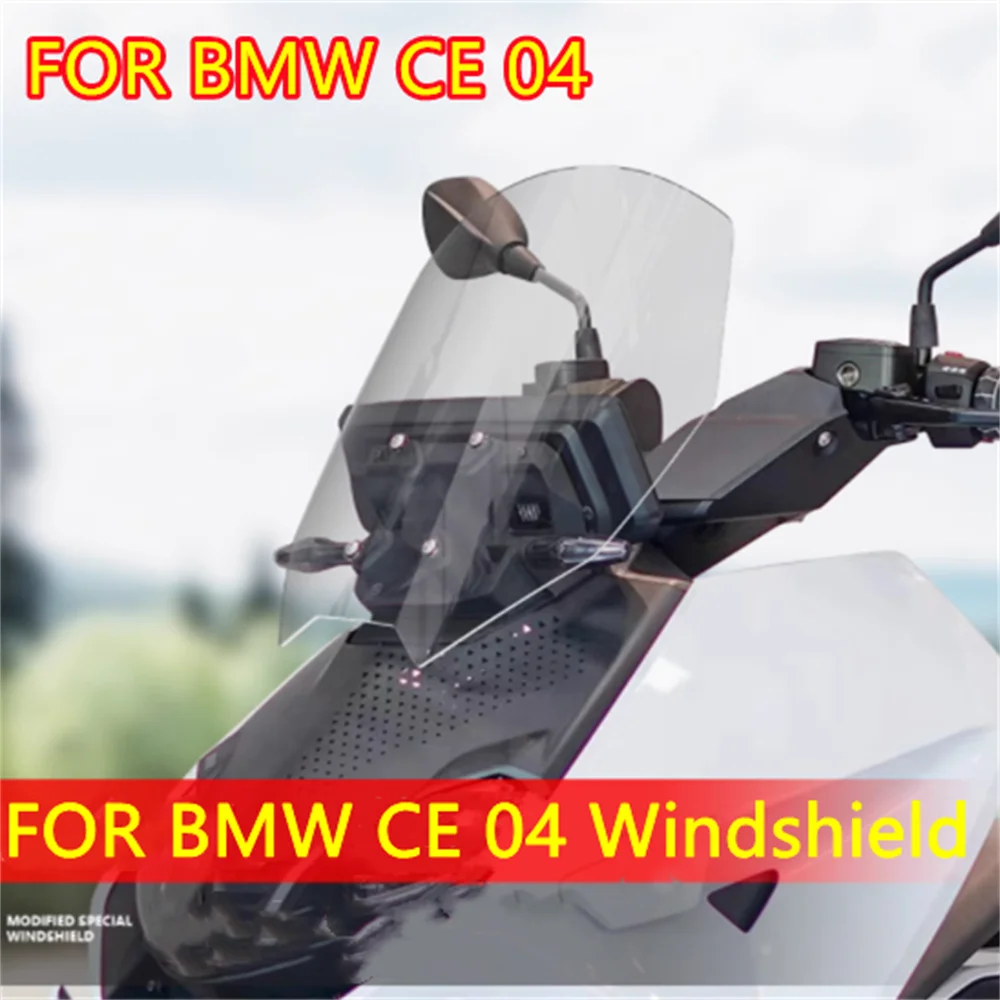 For BMW CE04 CE 04 front windshield special modification with raised and widened windshield accessories bmw ce04