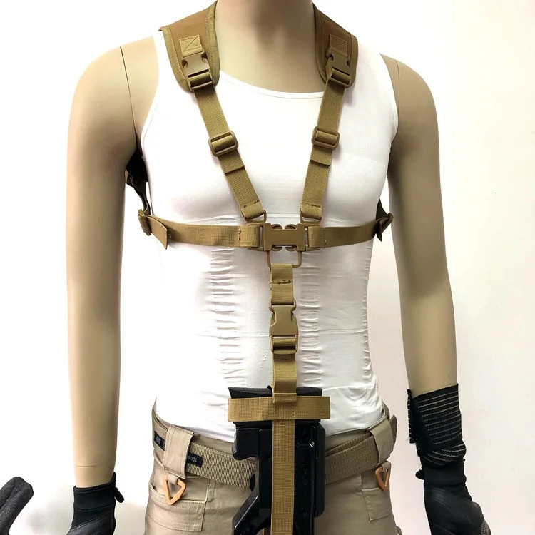 Outdoor Multifunctional Tactical Chest Hanging Strap P90 Rope Adjustable Professional Sports Safety Rope