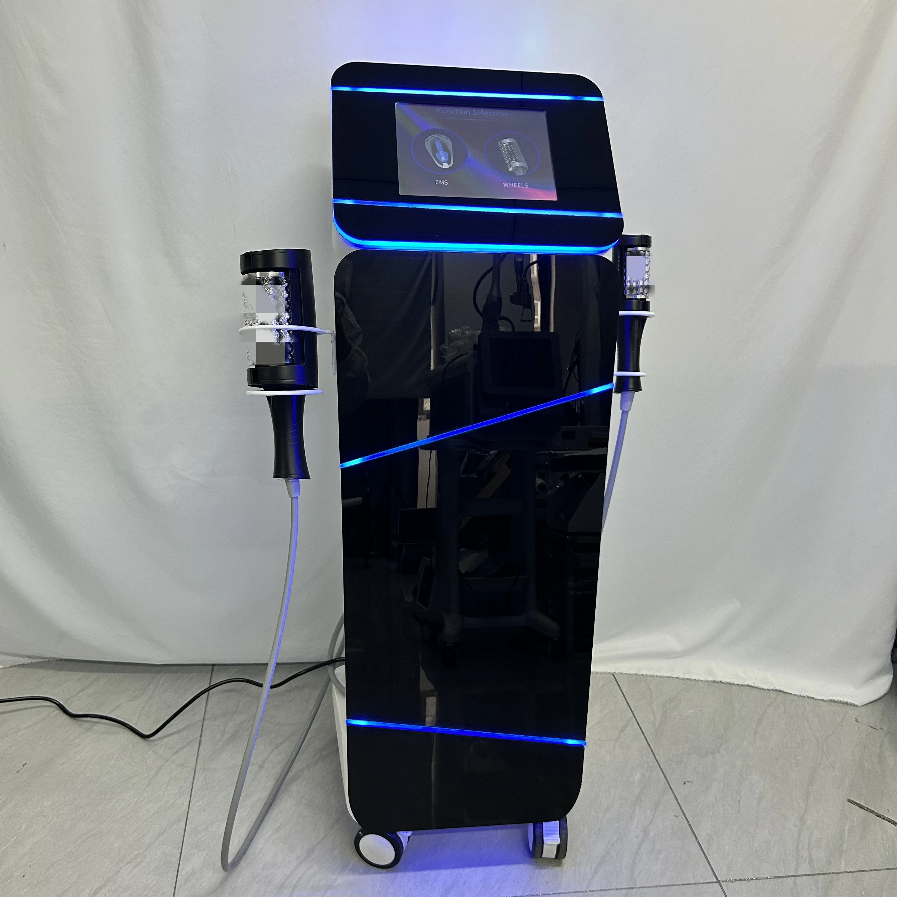 Roller Electromagnetic Stimulation Body Sculpting Machine with RF Technology Muscle Care Massage Device for Home and Salon Use