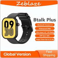 NEW Zeblaze Btalk Plus Ultra-large 2.03 inch HD Display Aluminum Nacigation Crown Voice Calling HiFi bluetooth Phone Smart Watch