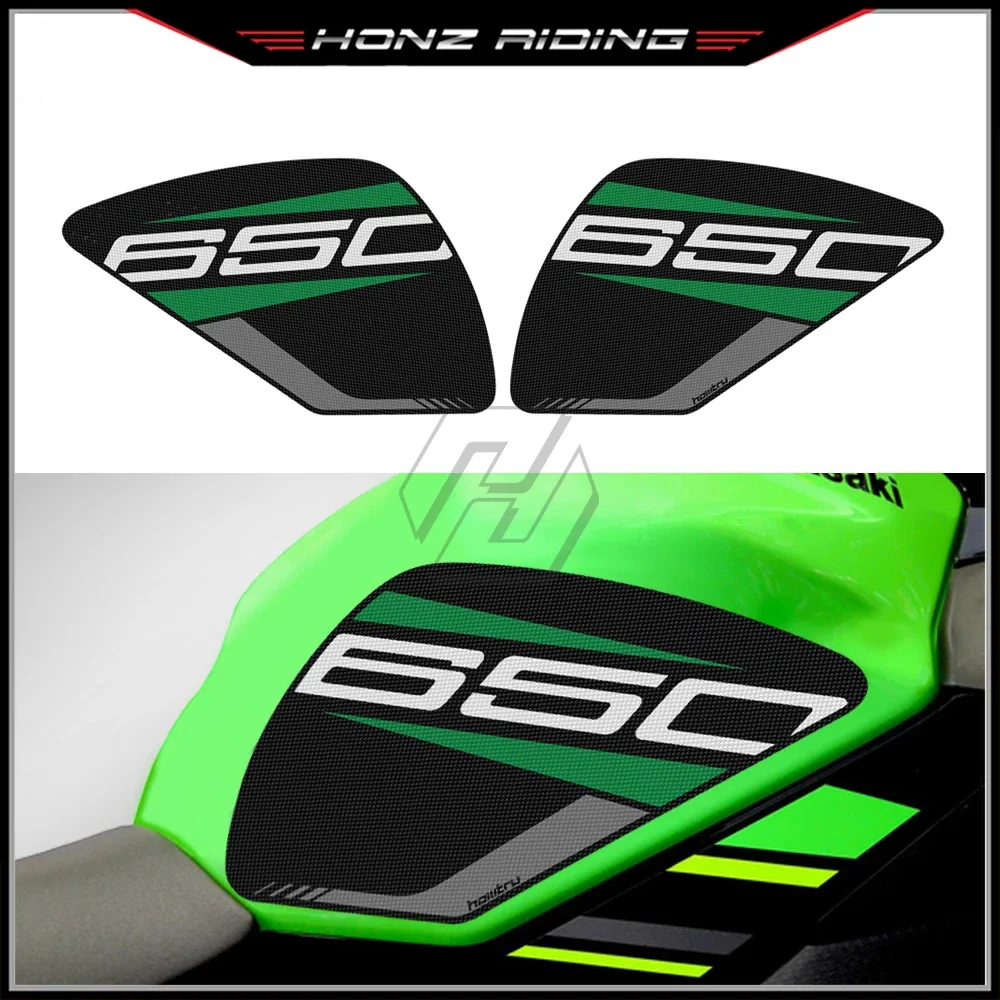 

For Kawasaki Ninja 650 2017-2020 Sticker Motorcycle Side Tank Pad Protection Knee Grip Anti-slip