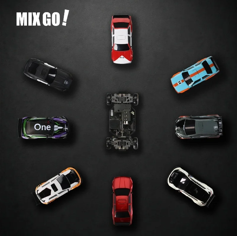 CNC Aluminum Alloy Frame Metal Chassis Upgrade Part, Remote Control Drift Racing Car Scale Model for Adult Hobby Enthusiasts