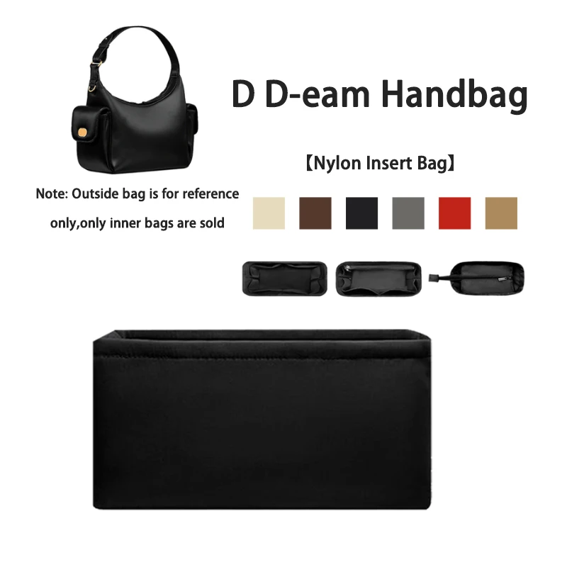 EverToner Bag insert organizer for 25 new D D-eam handbag nylon storage bag travel support inner bag accessories