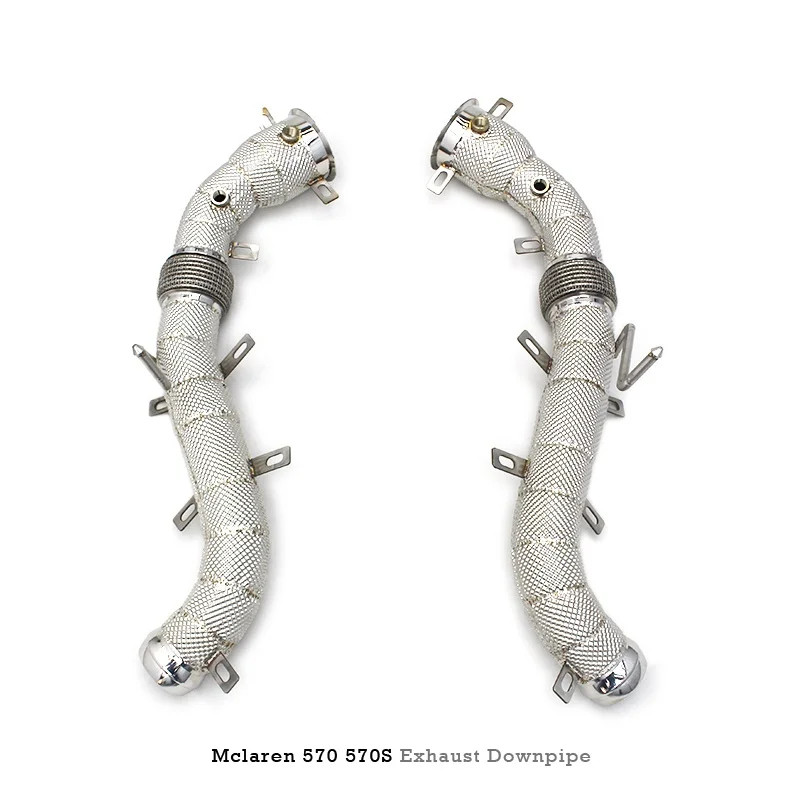 Head Section High flow Pipes Exhaust Pipes branch downpipe Exhaust Pipe with catalyst for Mclaren 540C/570/570S/570GT