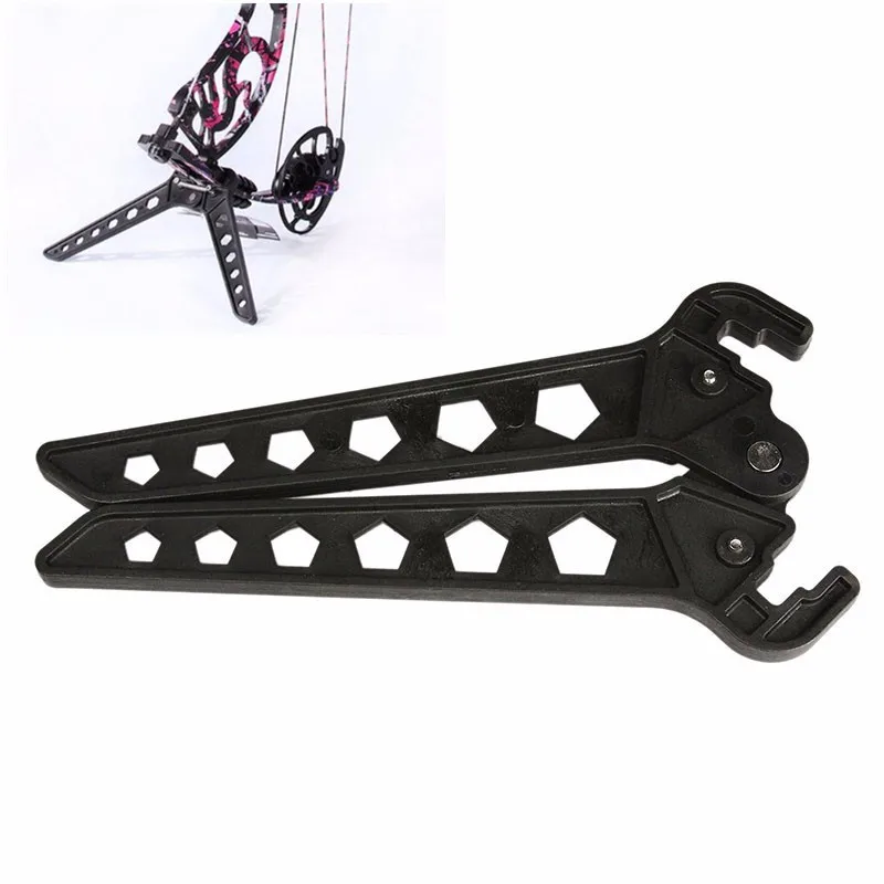 

Подставка для держателя лука для стрельбы из лука, изогнутый кронштейн для лука, складная стойка для начинающих