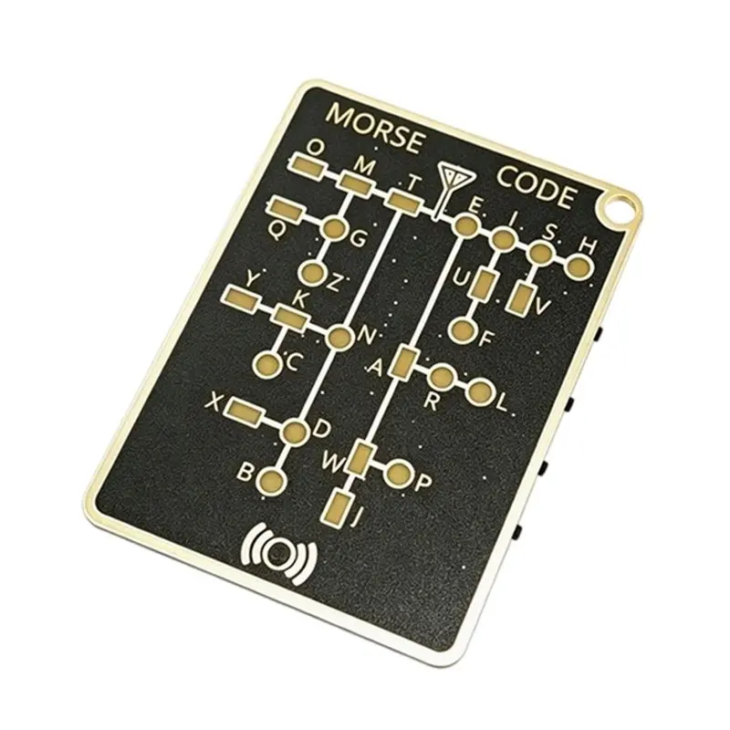 

YSS-Morse Code Karte Pro-PCB Style Design Featuring Interactive Leds& Signal Buttons For Adult Learning