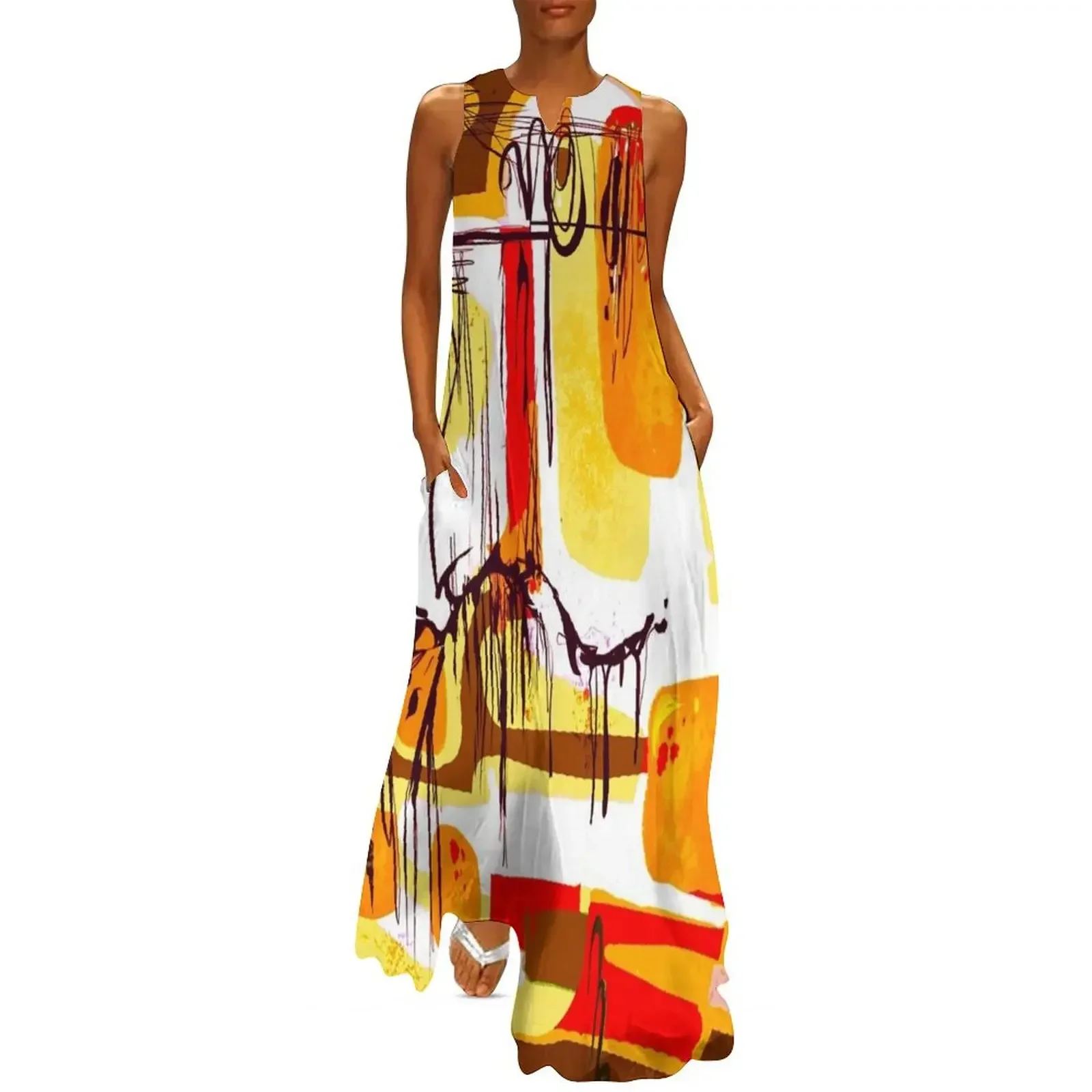 

Abstracto!' Long Dress women party dresses dresses for woman 2025 dresses korean style dress for woman Dress