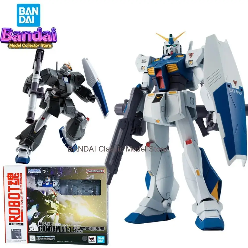 

Bandai ROBOTRX-78NT-1 Gundam NT-1 Action Figures NT-1 Full Armor Equipment Anime Toys Model Gundam Mobile Suit Original Box