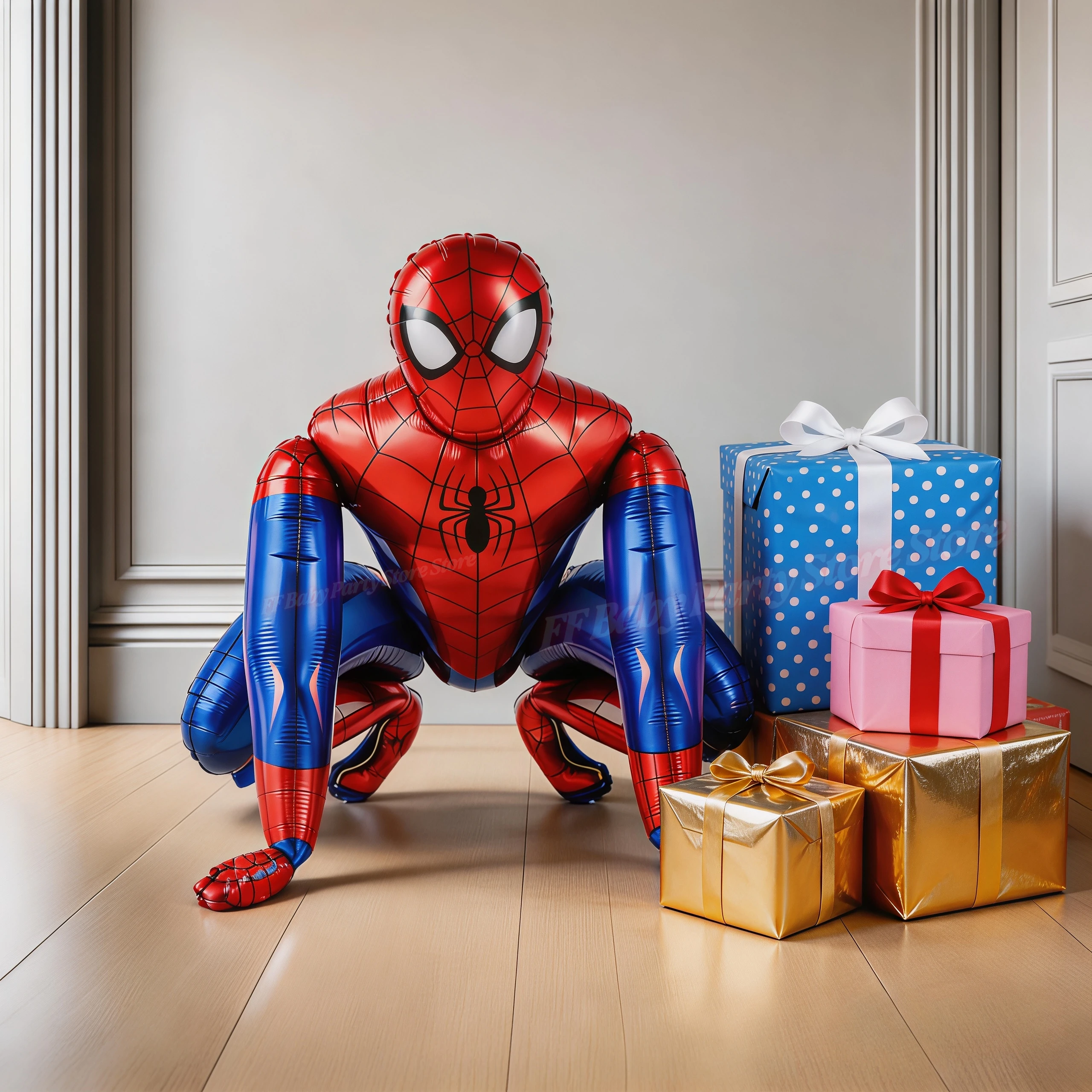 Globos de aluminio 3D de superhéroes grandes, decoración para fiestas de cumpleaños, globos de héroe araña, globos de aire para baby shower, artículos para fiestas.