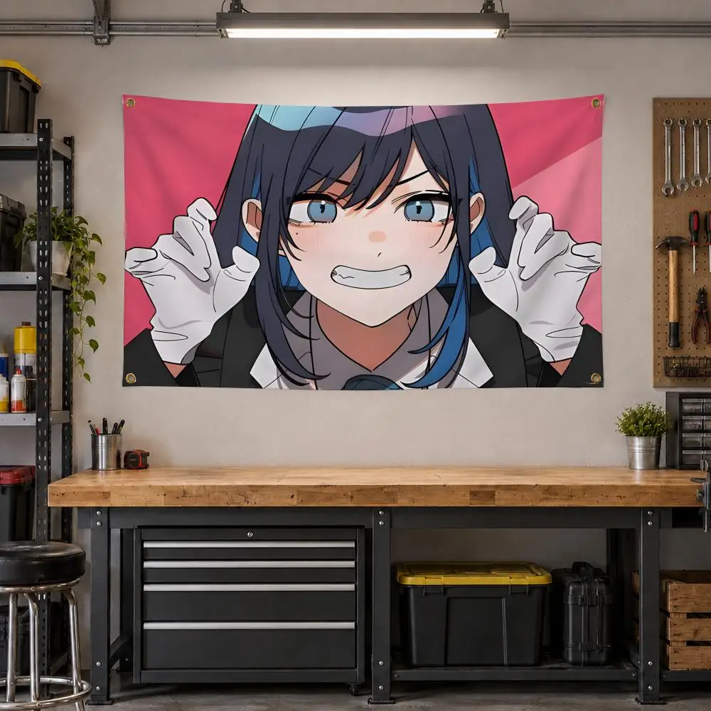 Singer Ado J-Pop Vocal Music Anime Flags Personalized Banner Flag Room Dorm Camping Picnic Garage Bar Outdoor Wall Decor