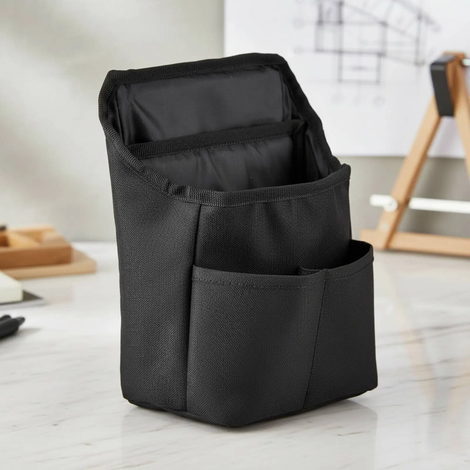 Folding Mobility Aid Organizer Bag Easy to Attach Mobility Aid Hanging Storage Bag Mobility Aid Lightweight Sturdy Oxford