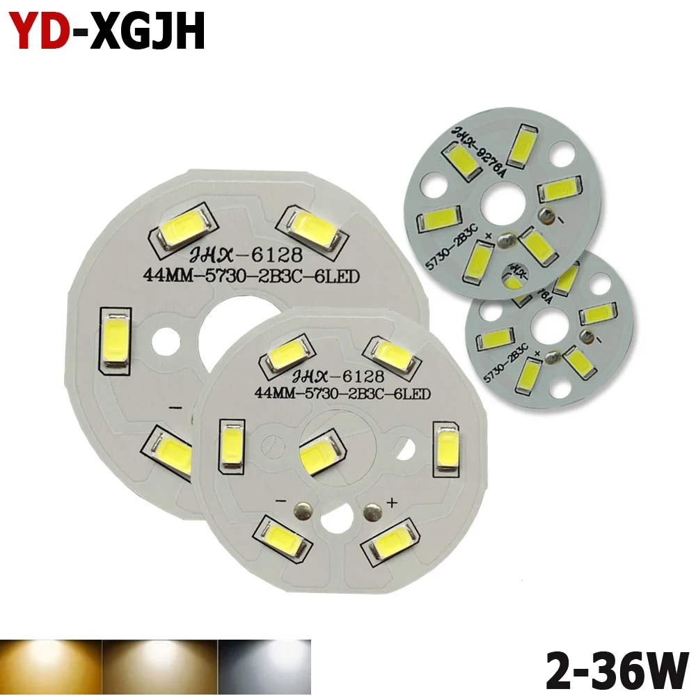 3 5 7 9 12 36W High Brightness Light Board LED PCB and Driver Aluminum Lamp plate SMD5730 For DIY Ceiling Light LED Bulb Light