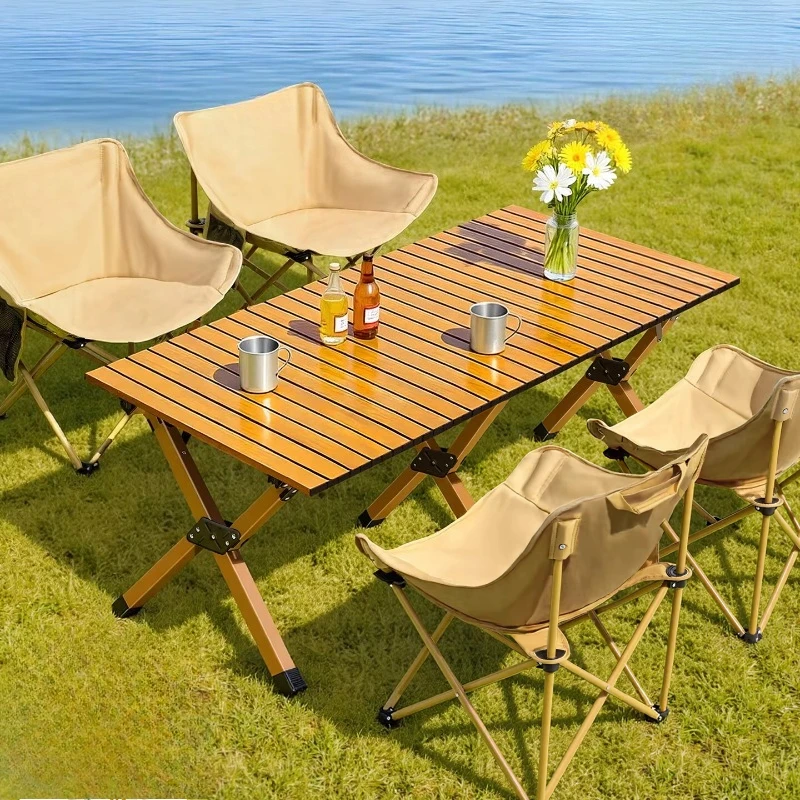 

Adjustable Lightweight Camping Table Folding Multi Function Camping Table Backpacking Portable Tavolo Pieghevole Camping Gadgets