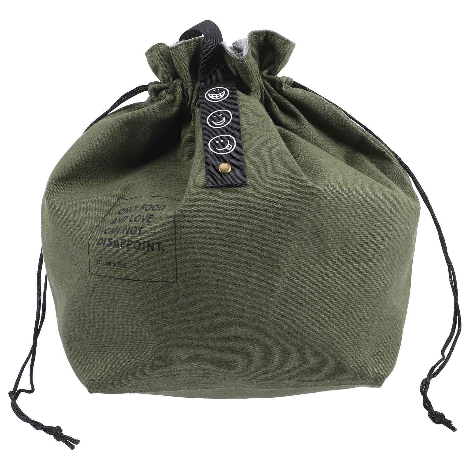

Portable Insulated Refrigerated Bag Lunch Tote Canvas Lunchbag Adult Woman Miss