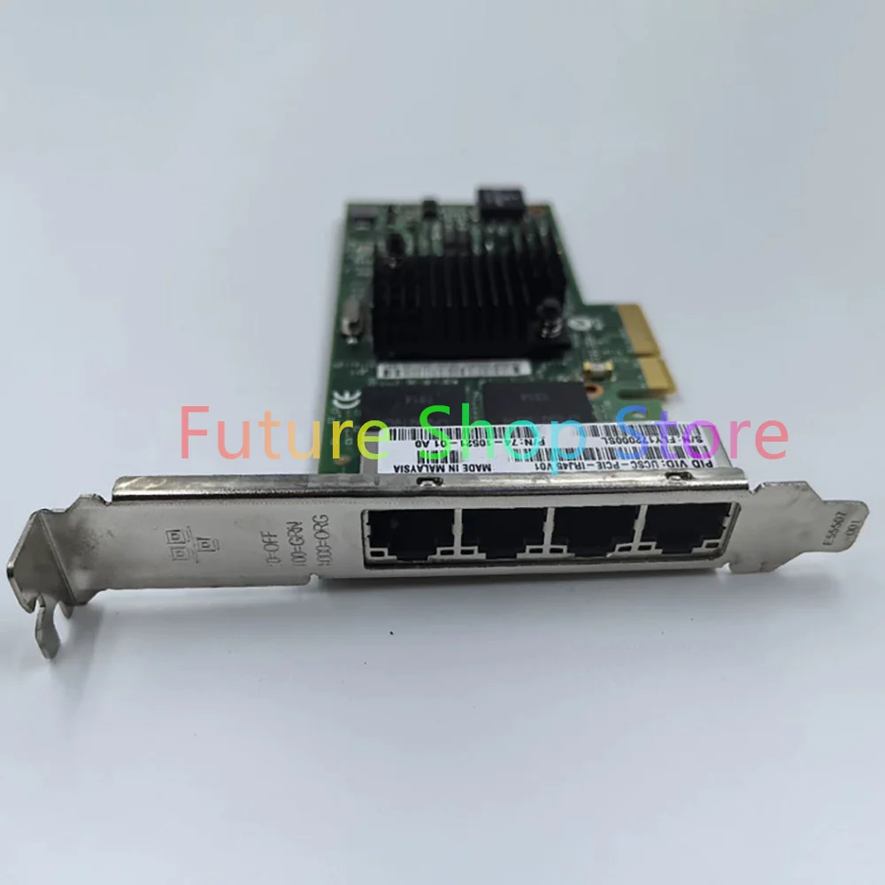 PCI-E interface i350-T4 four port Gigabit Ethernet card UCSC-PCIE-IRJ45